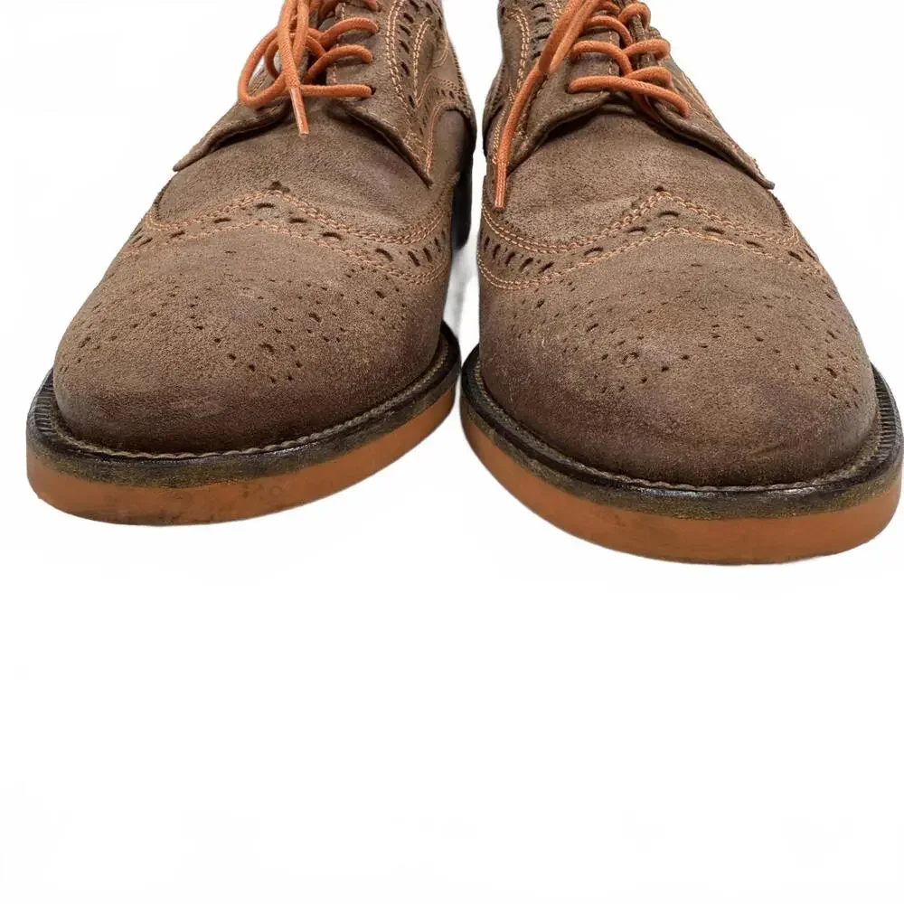 Donald Pliner Suede wingtip oxfords excellent condition‎ size 10